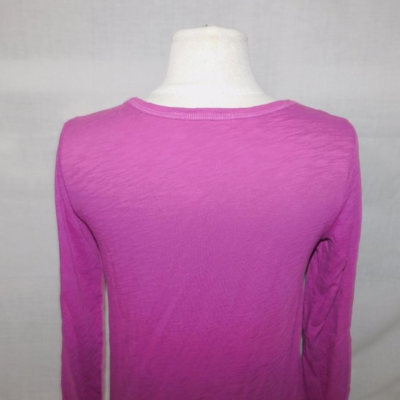 Habitat Womens XS Purple Baltic Round Neck Pieced Pocket Tunic Shirt Top - Picture 10 of 10